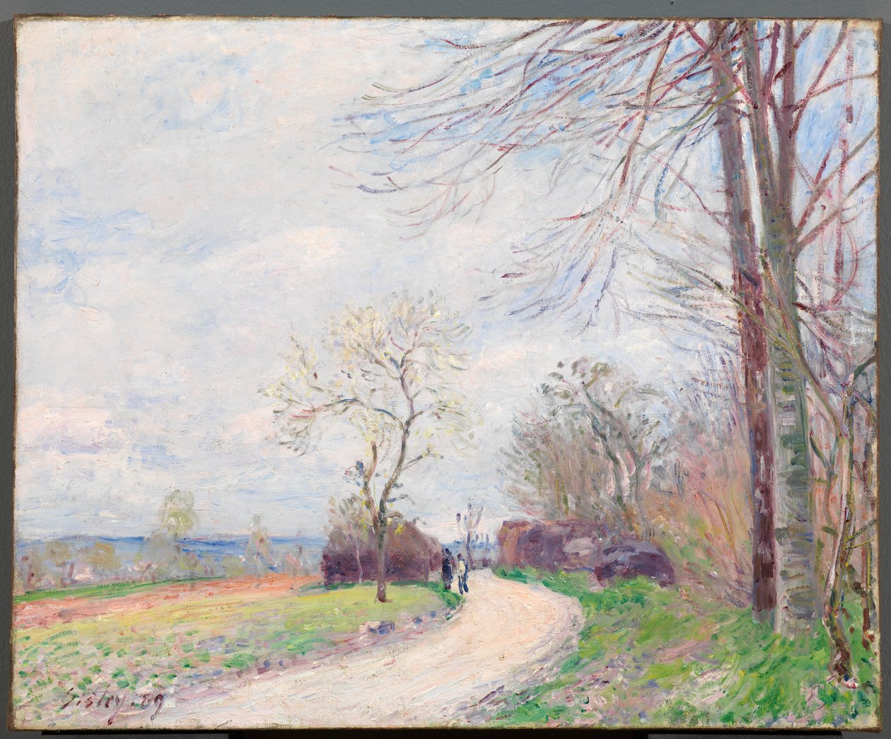 Chemin des Buttes (İlkbaharda) by Alfred Sisley