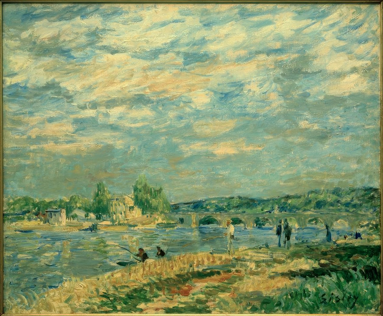 Pont de Sevres by Alfred Sisley