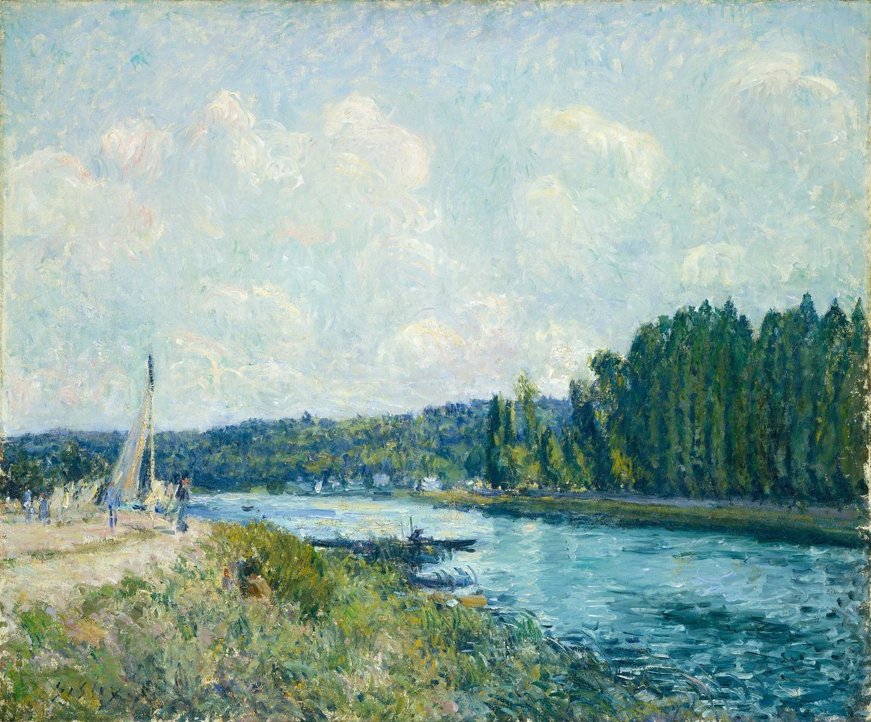 Oise Bankaları by Alfred Sisley