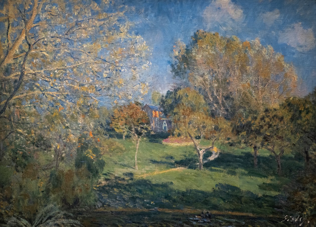 Hoschede Bahçesi by Alfred Sisley