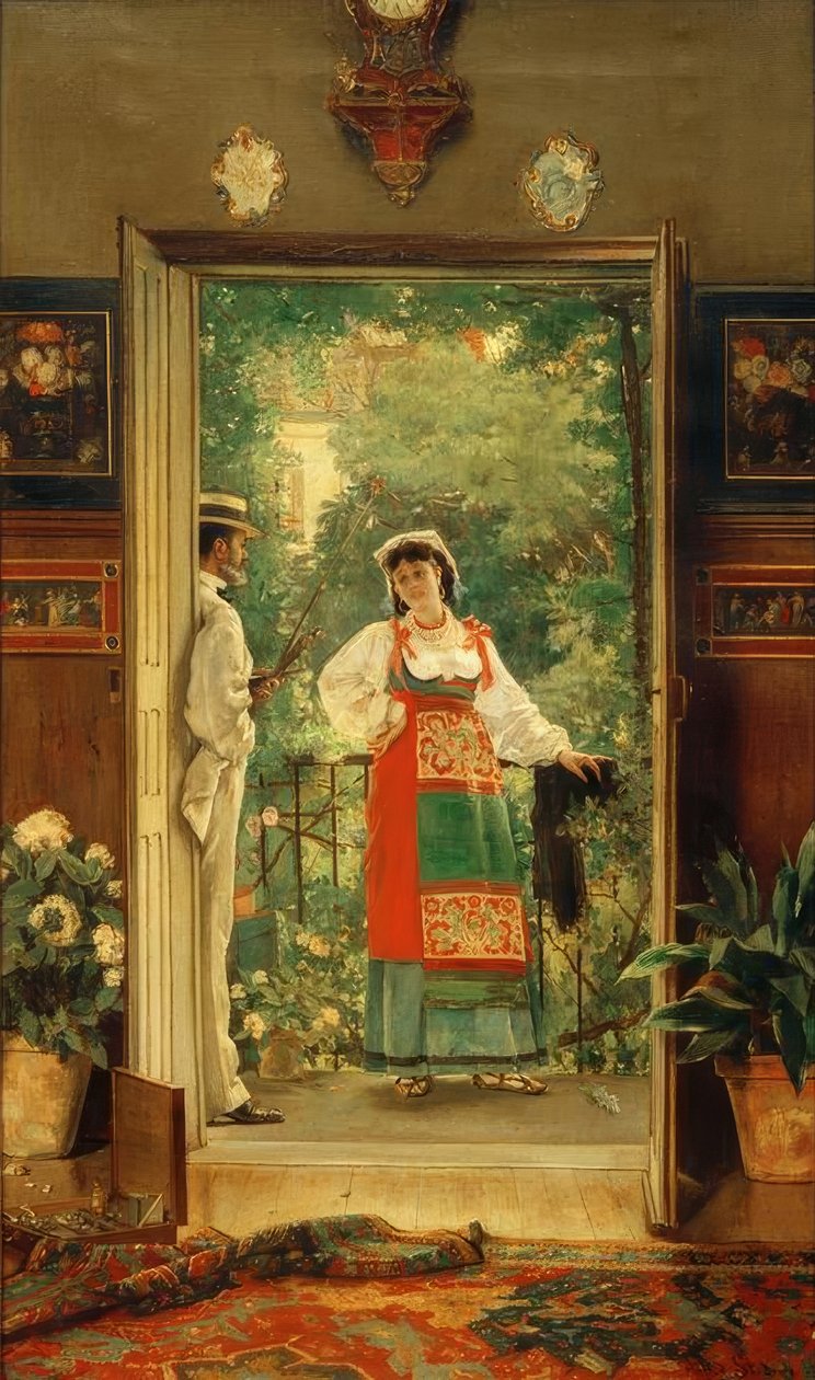 A.Stevens, Alfred Knyffs Atölyesi by Alfred Emile Stevens