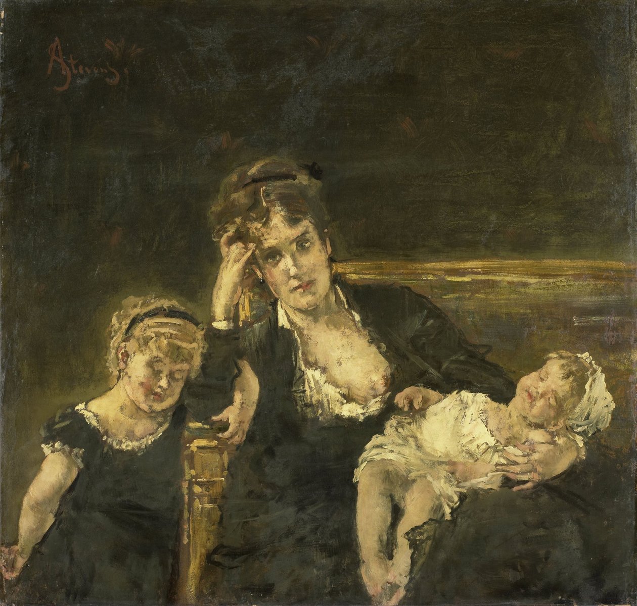 Dul by Alfred Emile Stevens