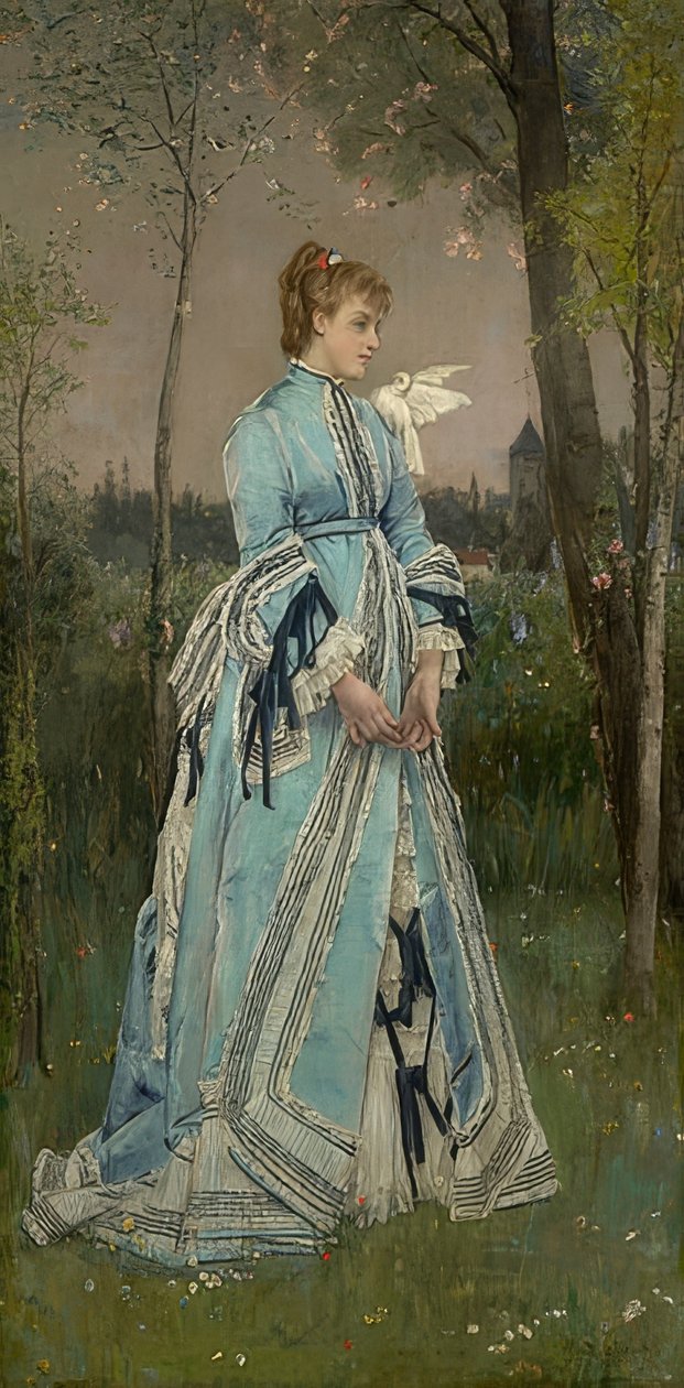 Bahar. 1877 by Alfred Emile Stevens