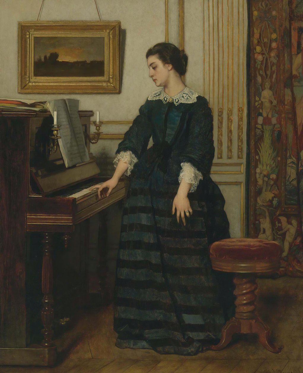Yokluk. by Alfred Emile Stevens