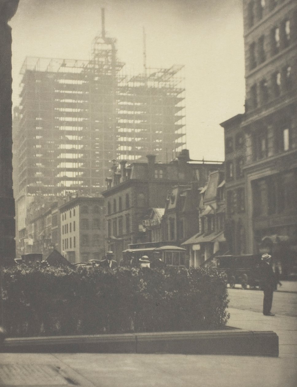 Eski ve New New York, 1910. by Alfred Stieglitz