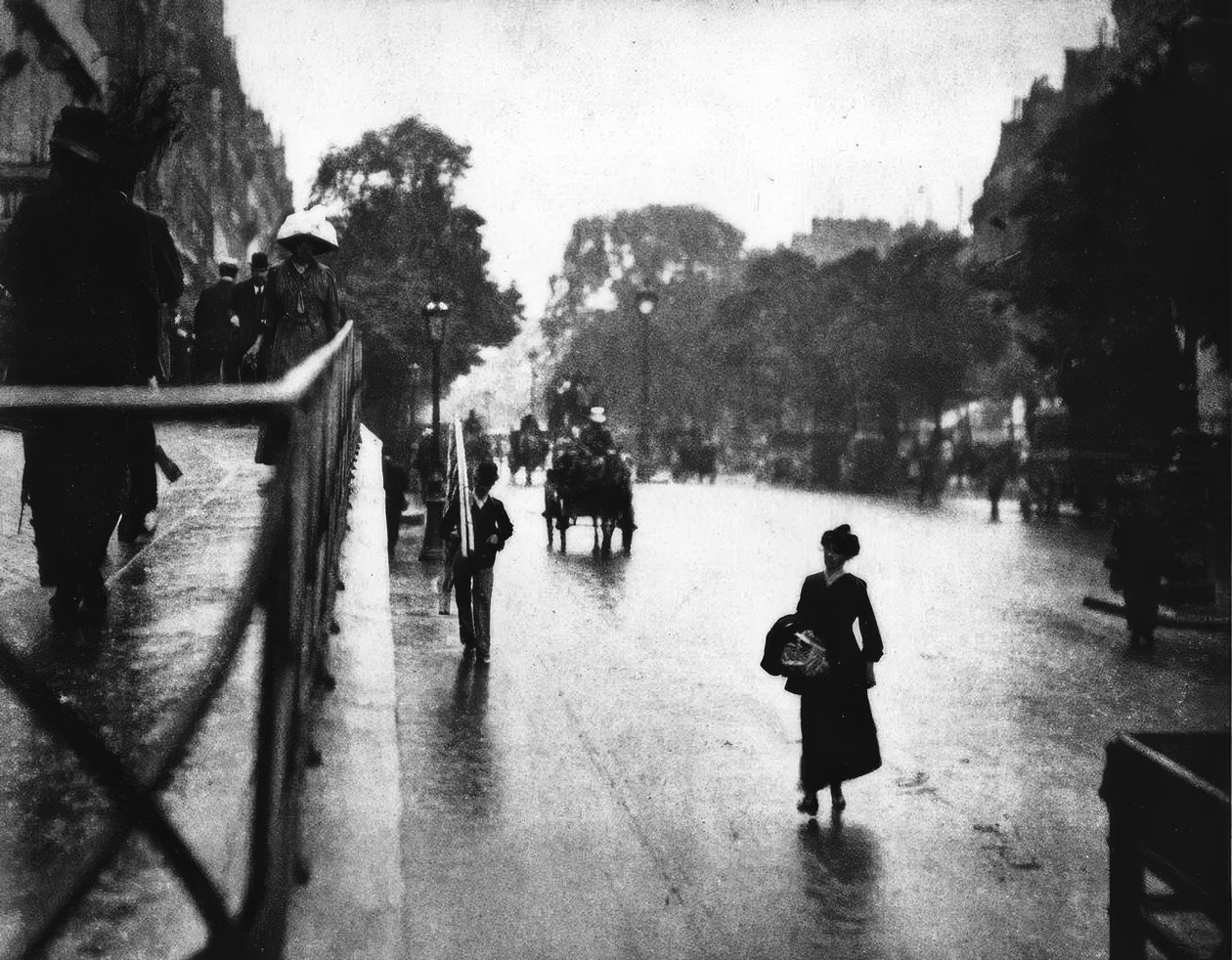 Paris, sokak sahnesi / fotoğraf 1911 by Alfred Stieglitz