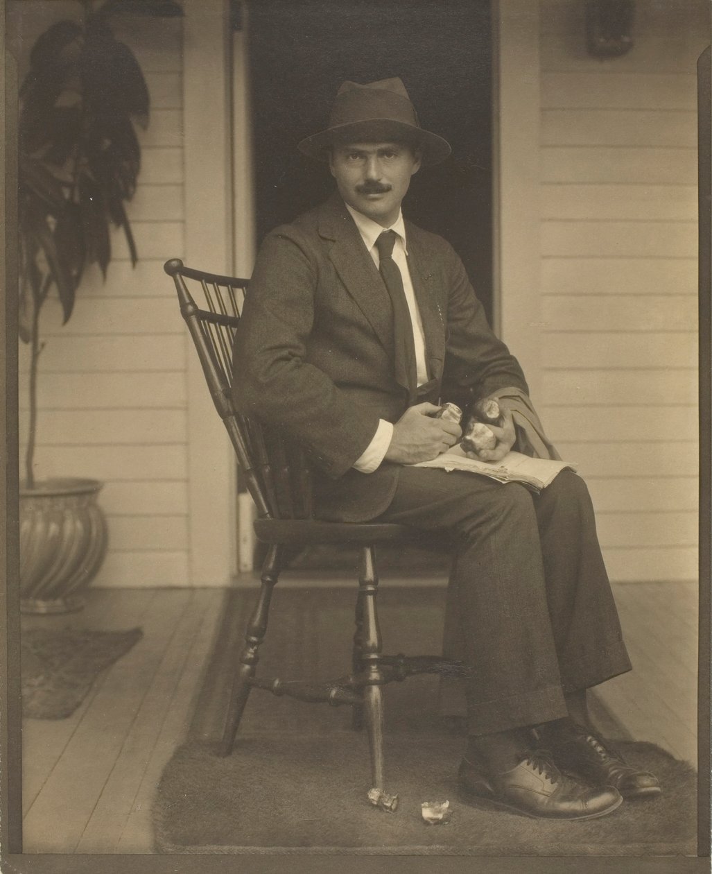 Waldo Frank, 1920. by Alfred Stieglitz