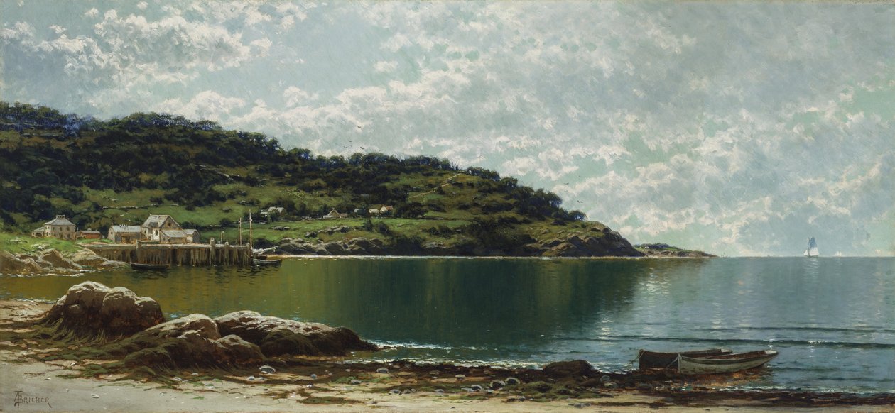 Maine Sahili boyunca, c.1885 by Alfred Thompson Bricher