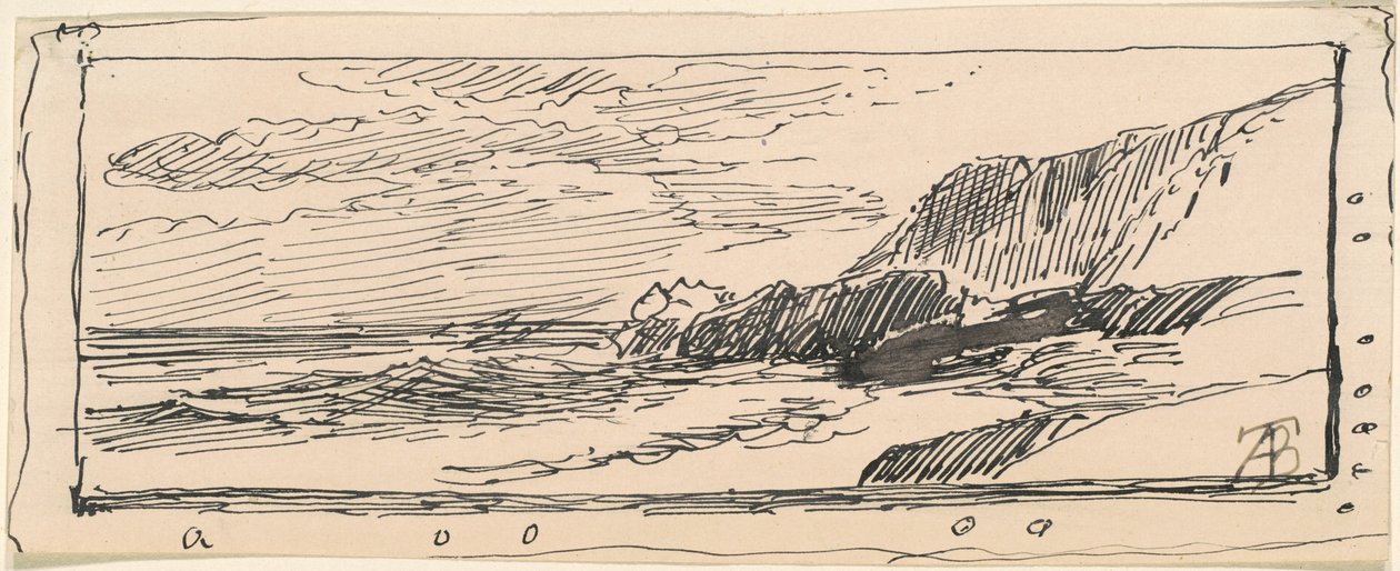 Kayalık sahil by Alfred Thompson Bricher
