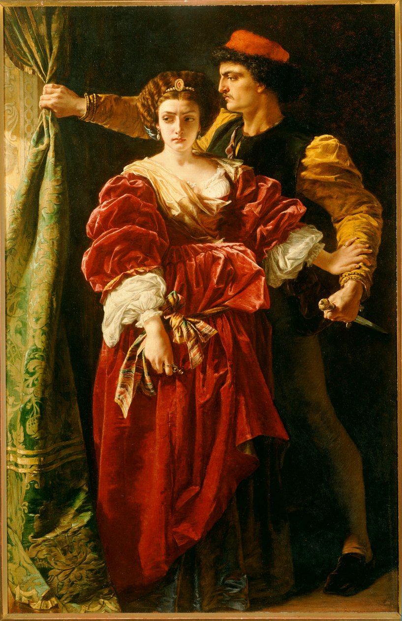 Lucrezia Borgia, 1863 by Alfred W. Elmore