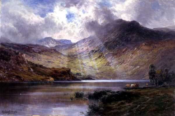 Ben Lomond (tuval üzerine yağlı boya) by Alfred de Breanski