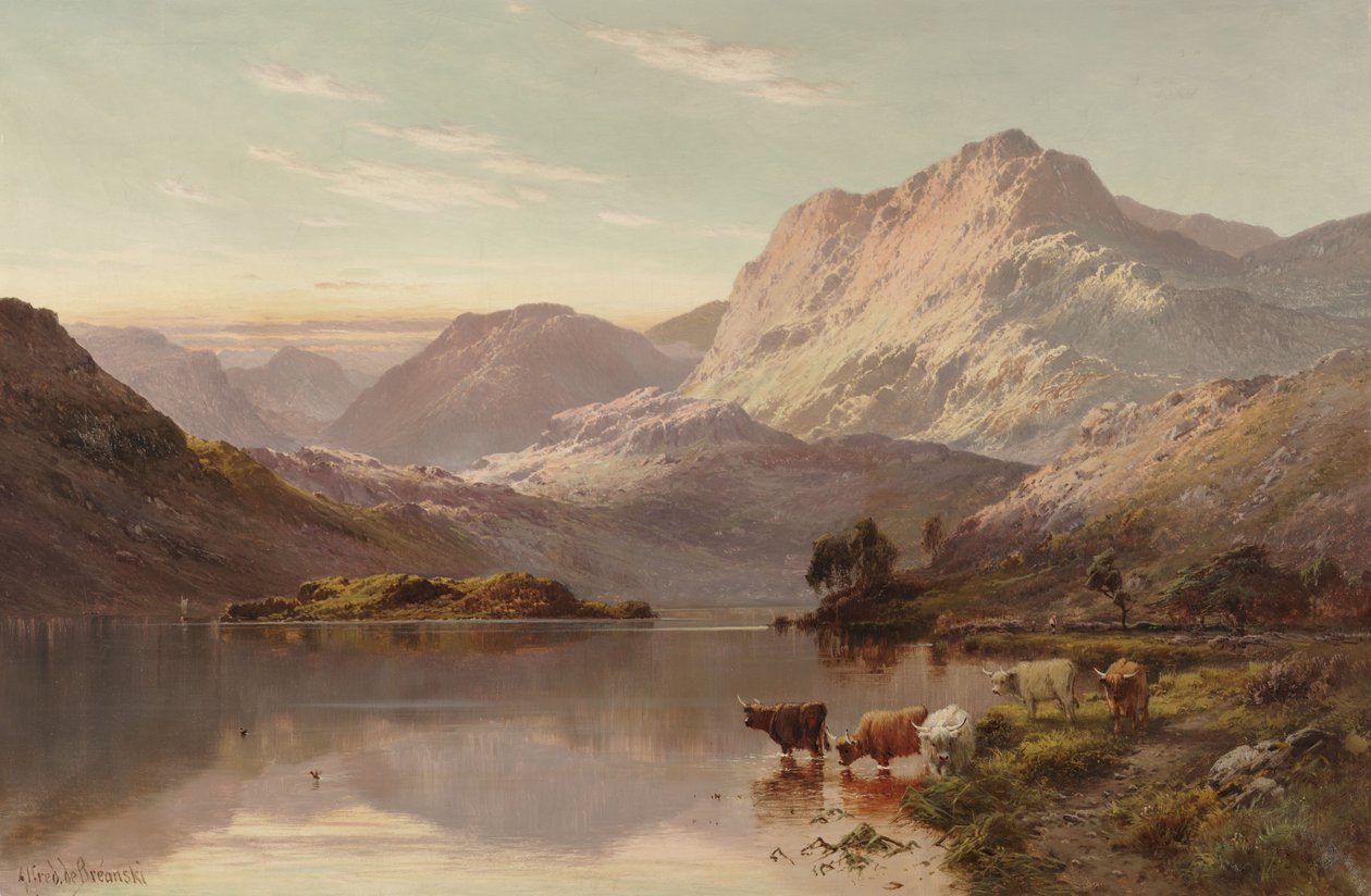 Loch Fad by Alfred de Breanski