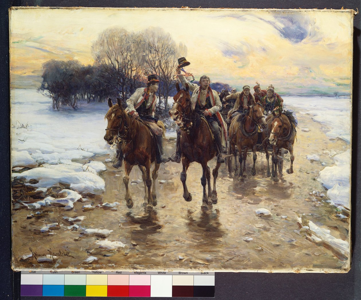 Düğün Partisi by Alfred von Wierusz Kowalski