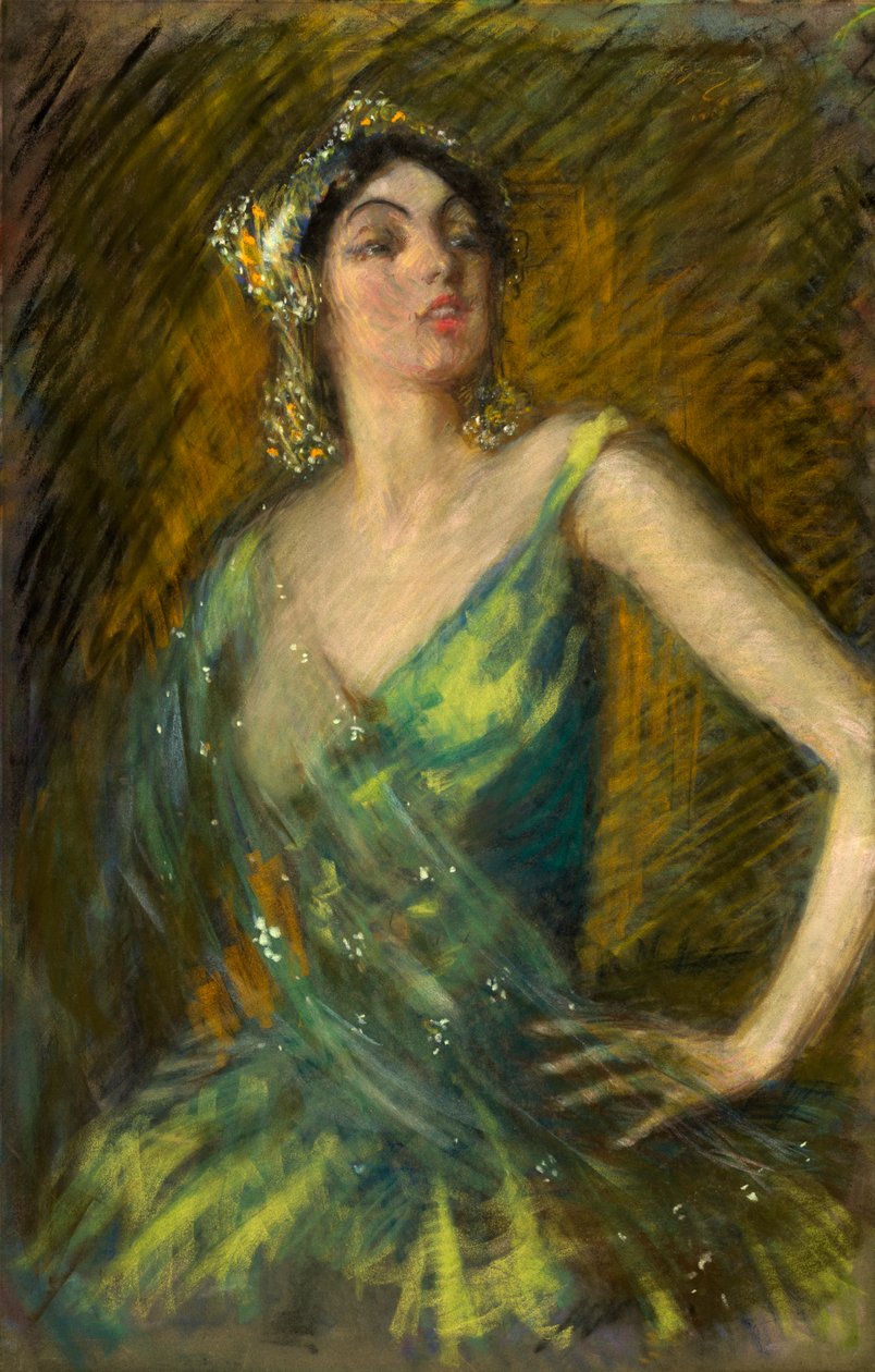 Ruth St. Denis, 1910. by Alice Pike Barney