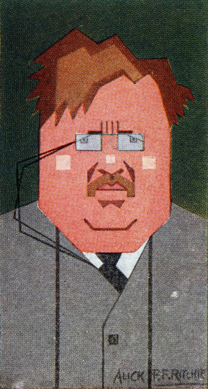 G. K. ಚೆಸ್ಟರ್ಟನ್, 1926 ಟರ್ಕ್ by Alick P. F. Ritchie