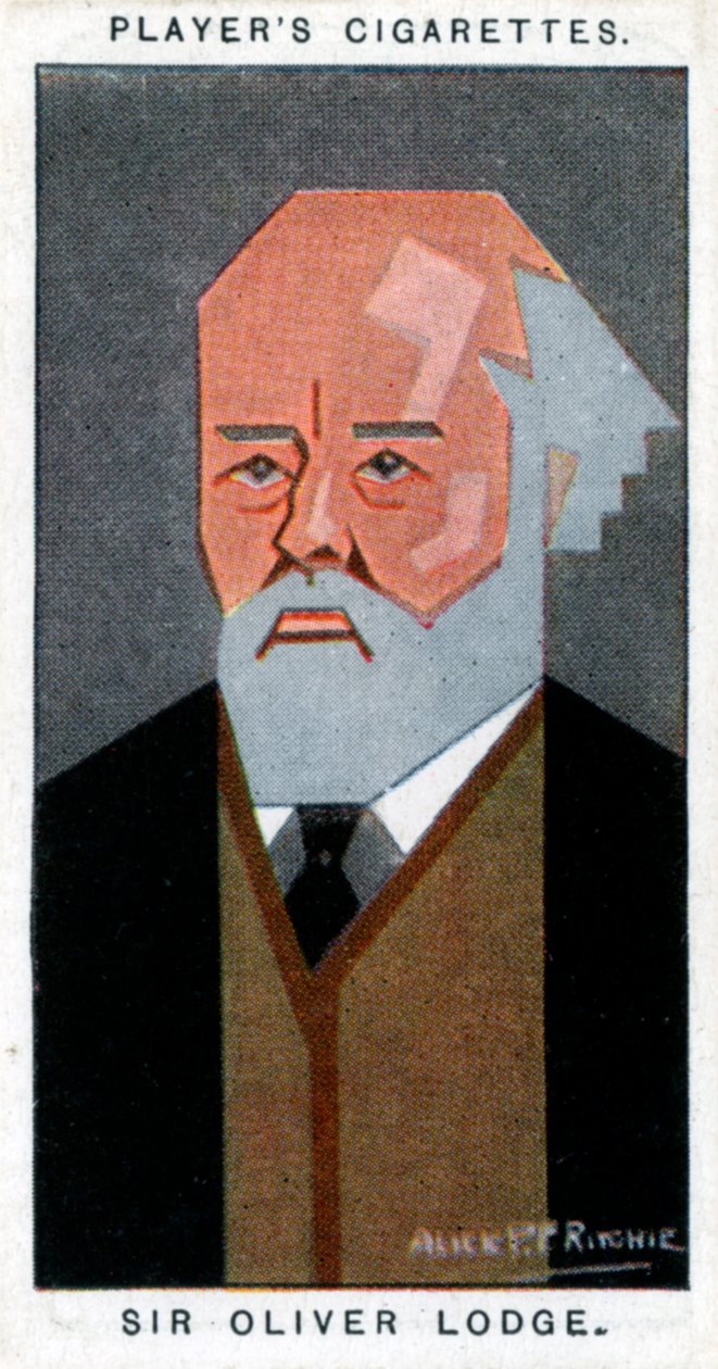 Sir Oliver Lodge, İngiliz fizikçi, 1926. by Alick P. F. Ritchie