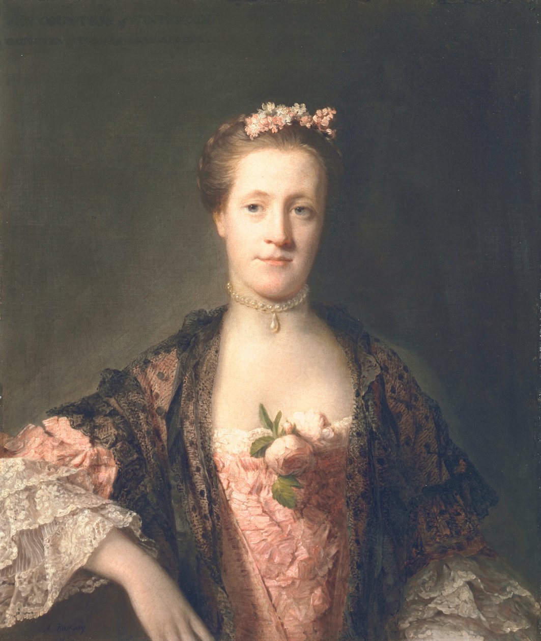 Anne Garth-Turnour, Barones Winterton, 1762 by Allan Ramsay
