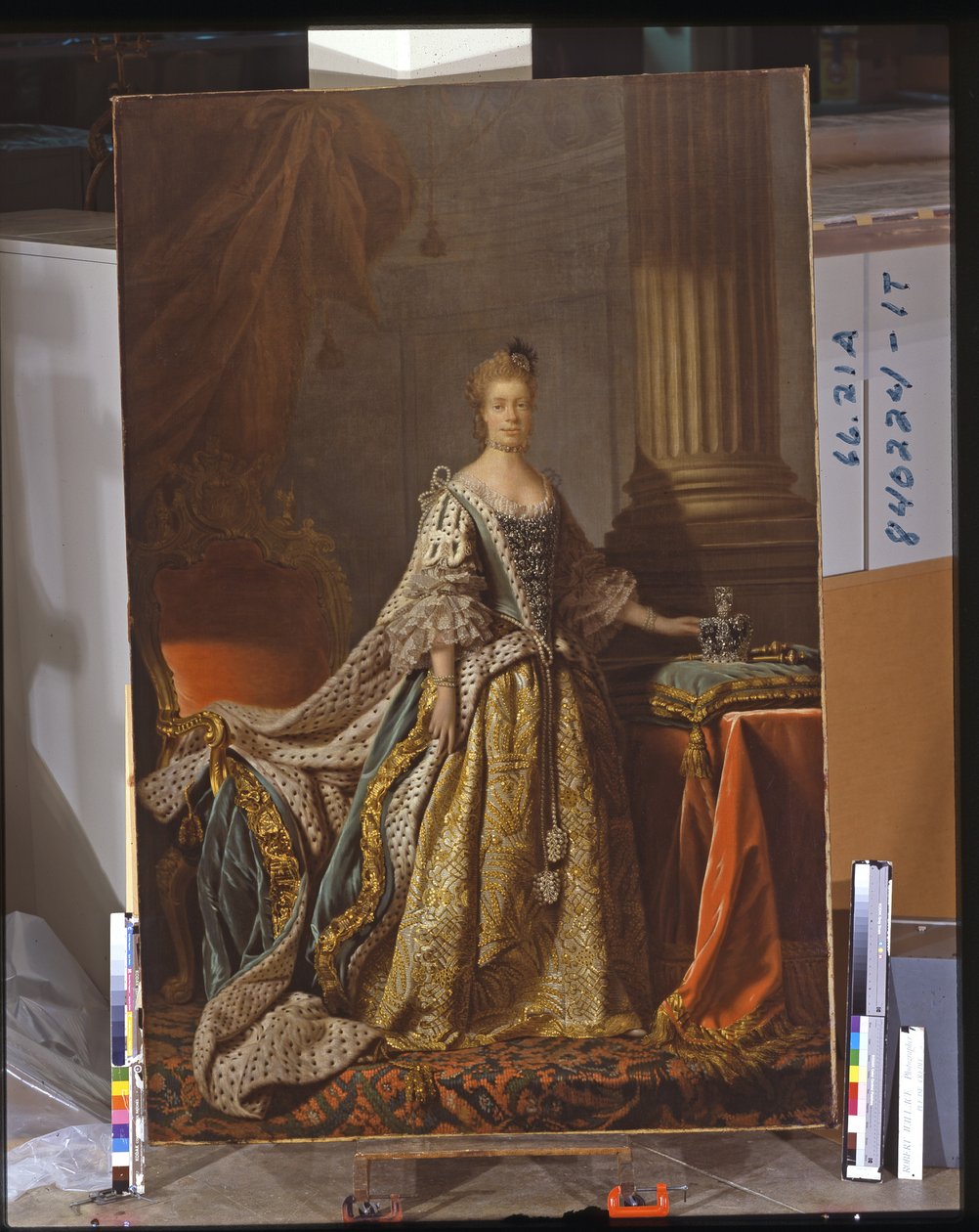 Kraliçe Charlotte by Allan Ramsay