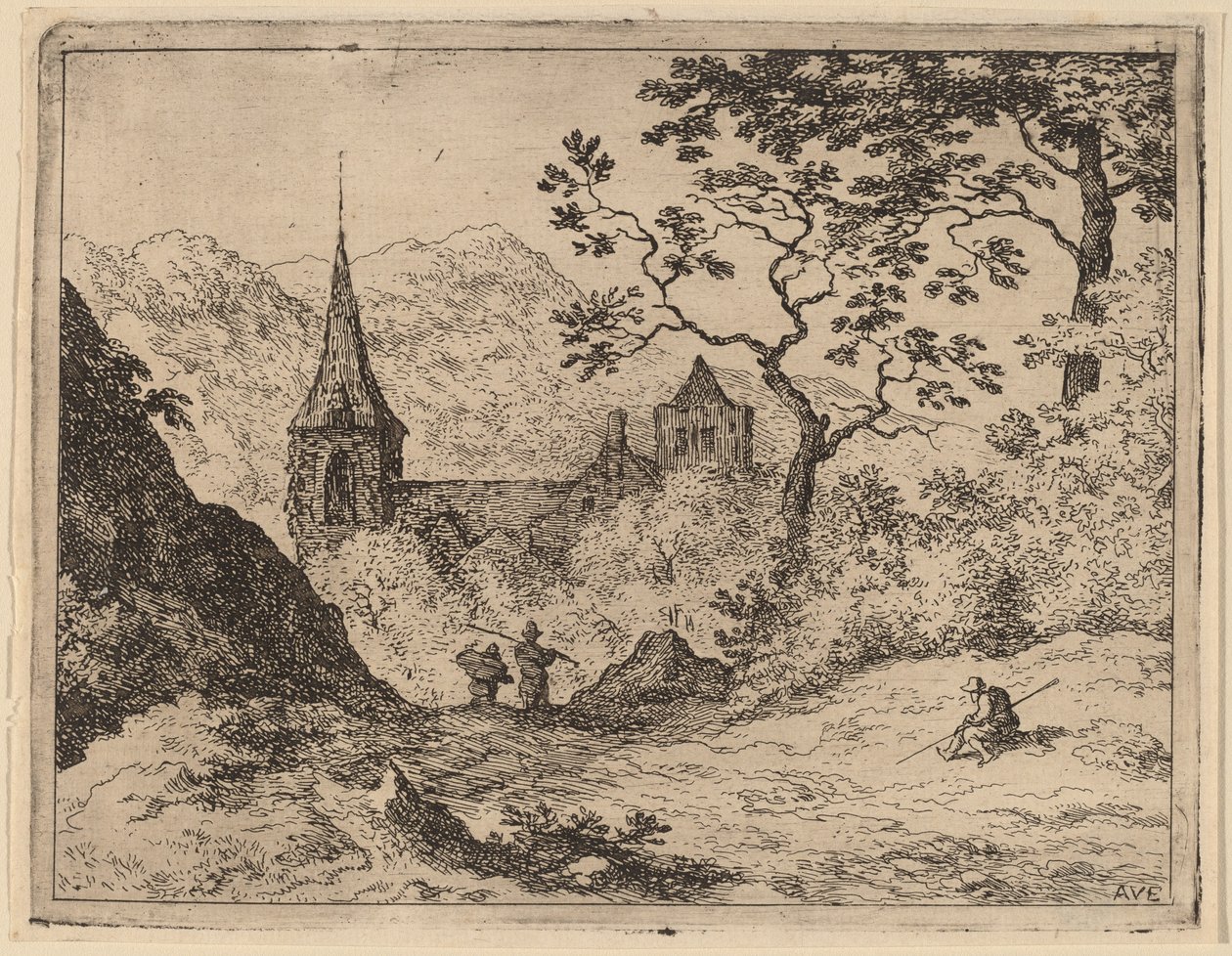 çan kulesi by Allart van Everdingen