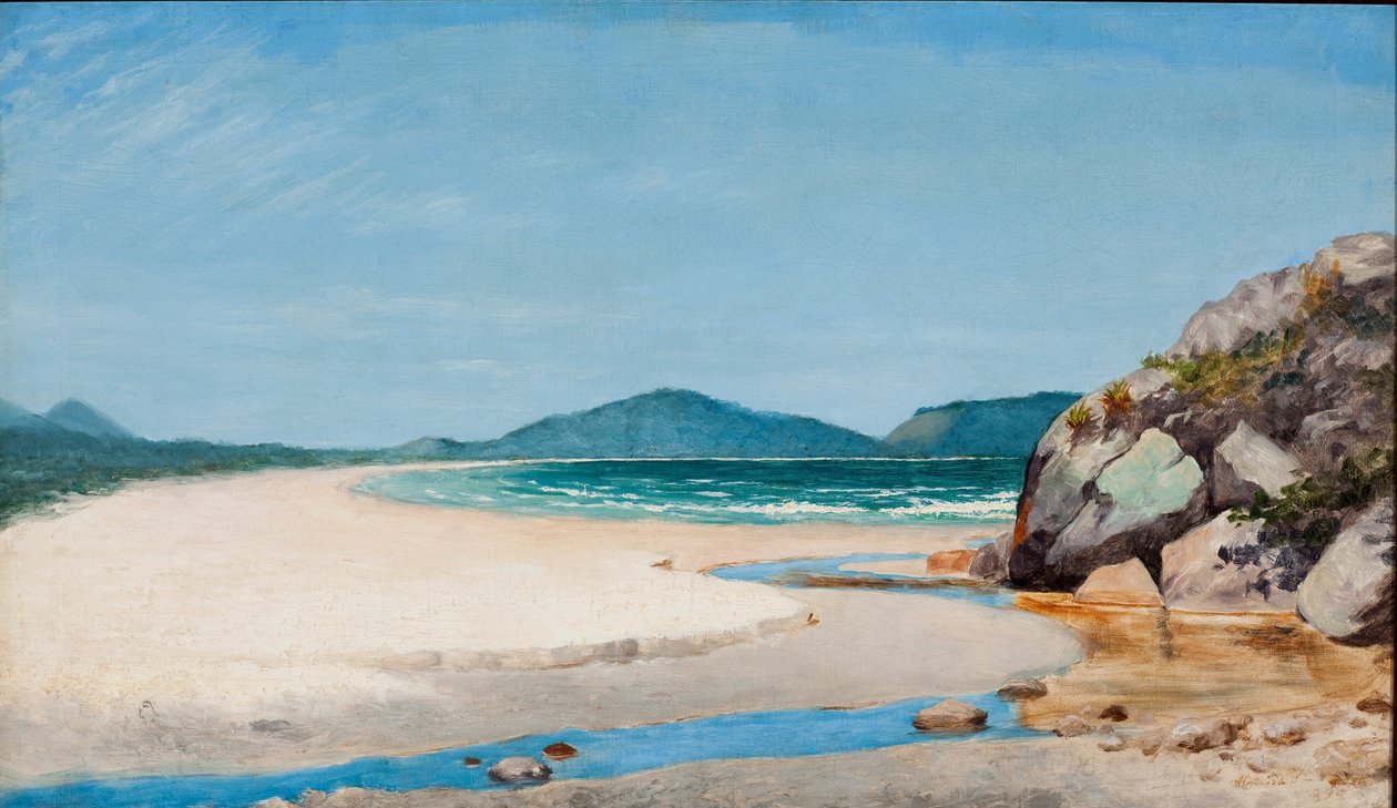 Deniz manzarası, Guaruja by Almeida Júnior