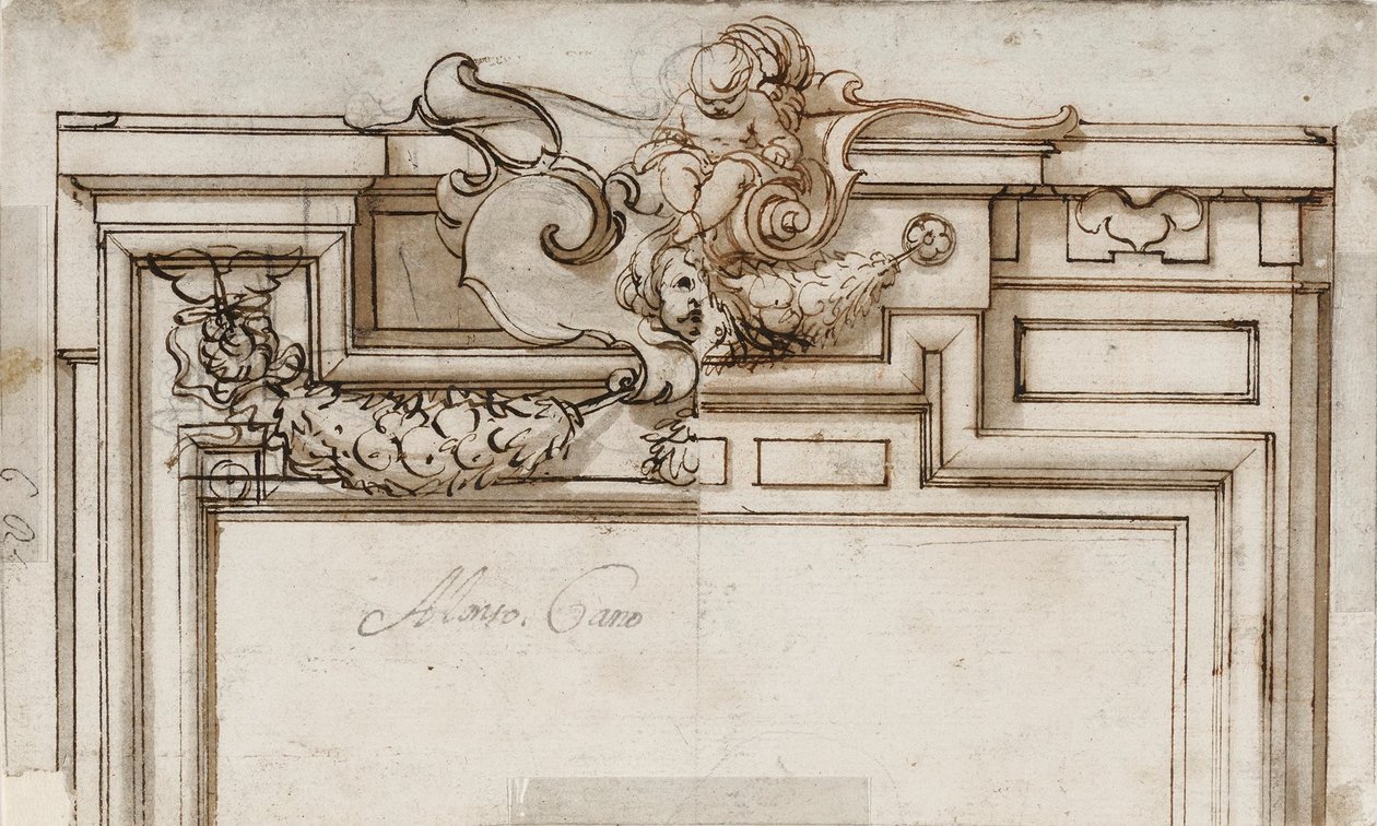 Altarpiece için çalışma. by Alonso Cano