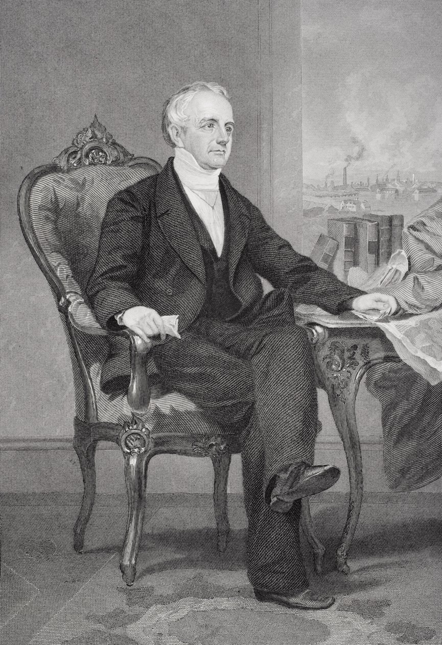 Abbott Lawrence (1792-1855) by Alonzo Chappel