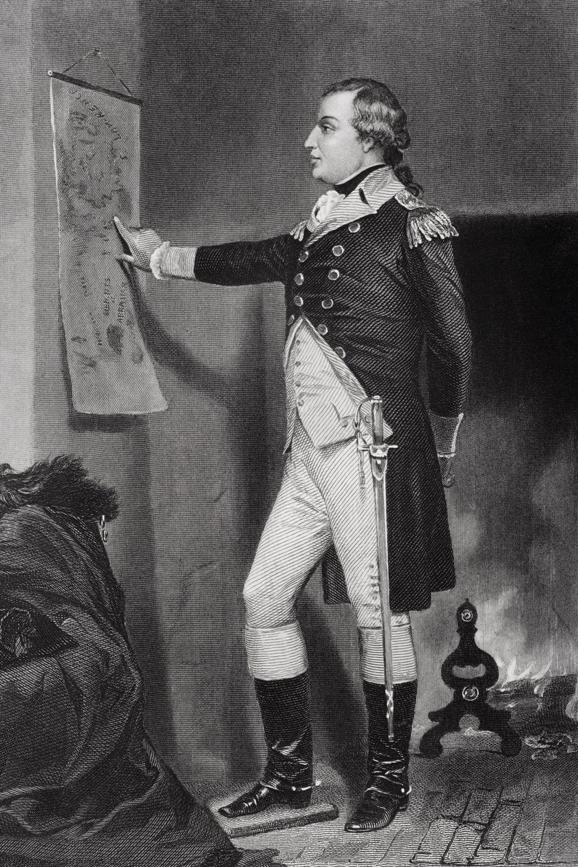 Portrait of Richard Montgomery (1736-75)  by Alonzo Chappel