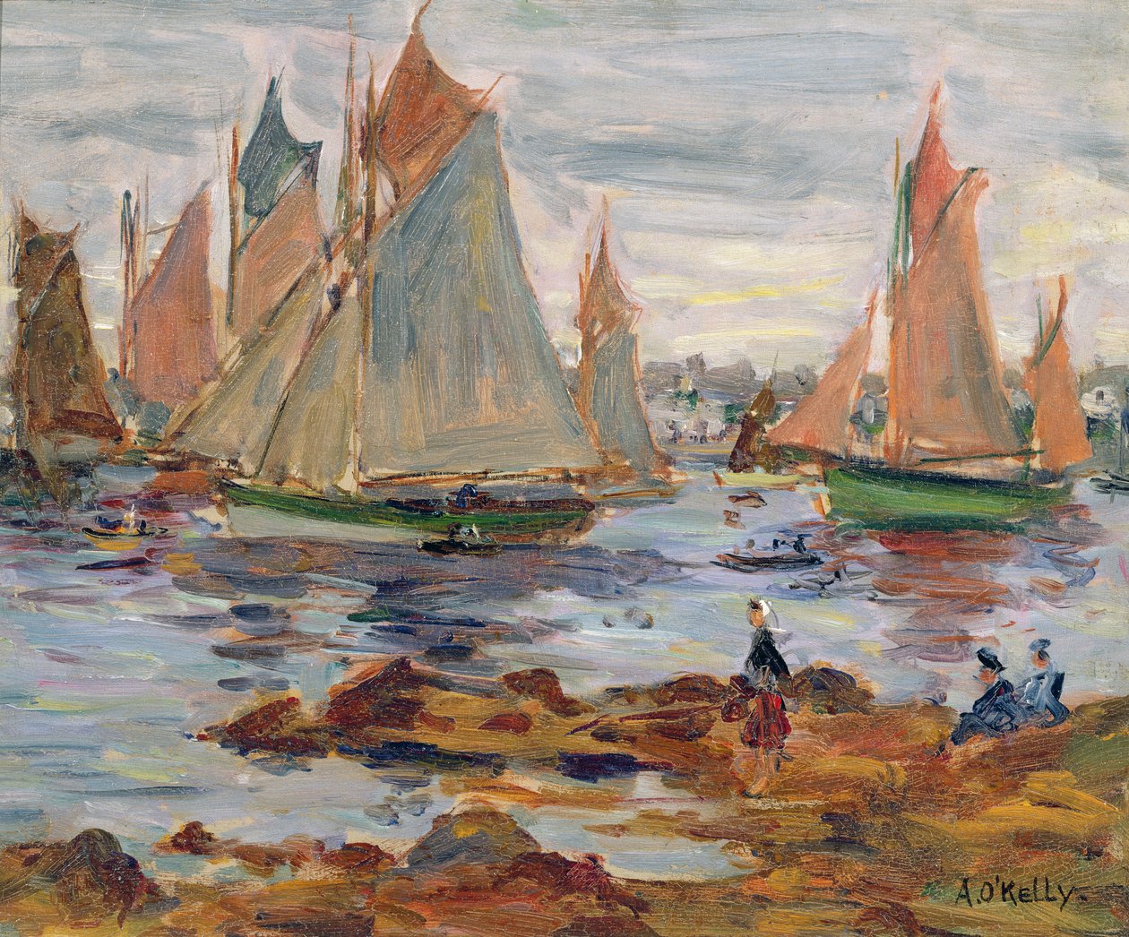 Concarneau'daki Liman by Aloysius C. O