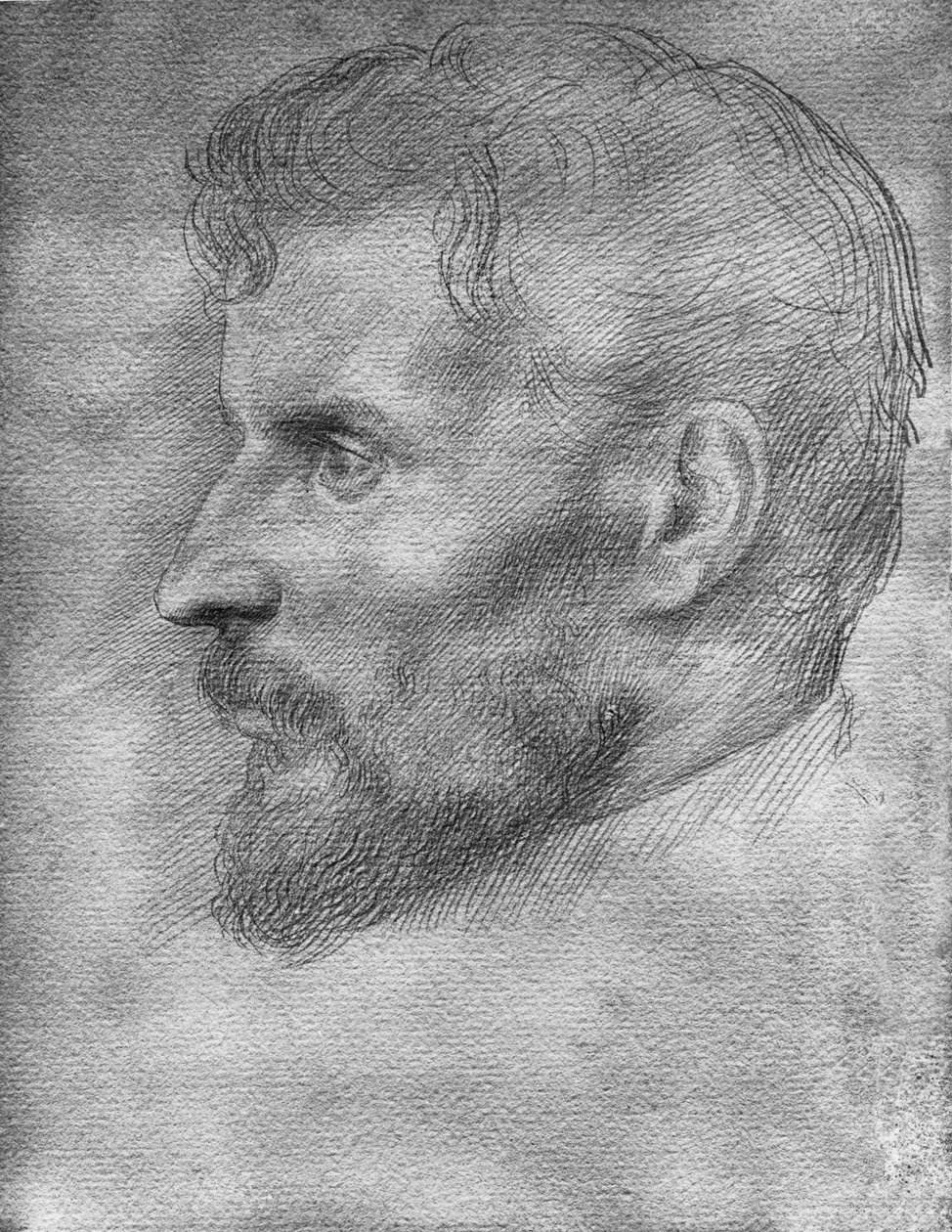 Philibert Claitte (kağıt üzerinde altın puan) by Alphonse Legros