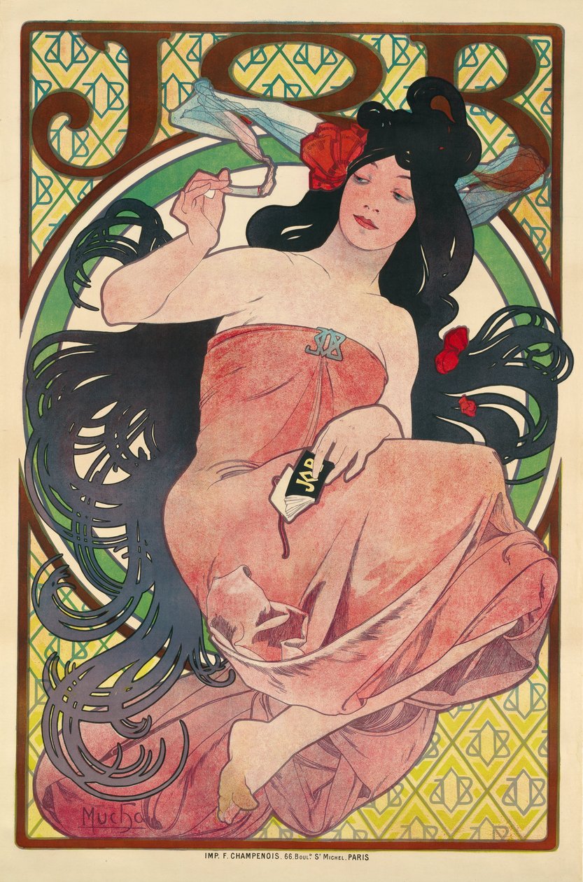 İş by Alphonse Mucha