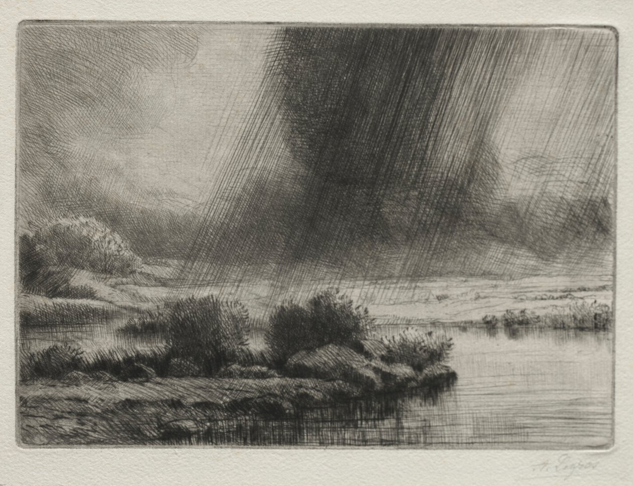 Fırtına. by Alphonse Legros