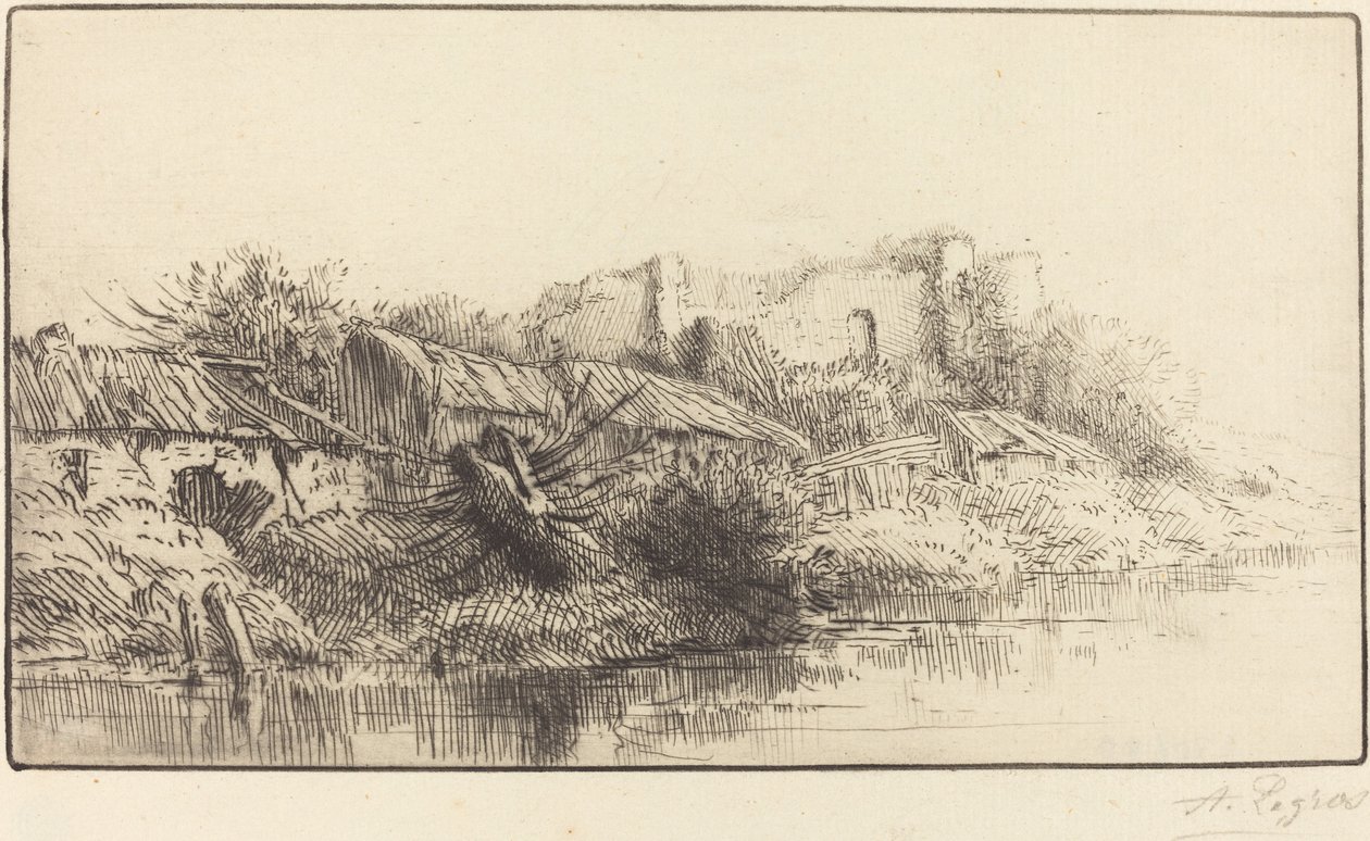 Terkedilmiş Köy (Le köyü terk edilmiş) by Alphonse Legros