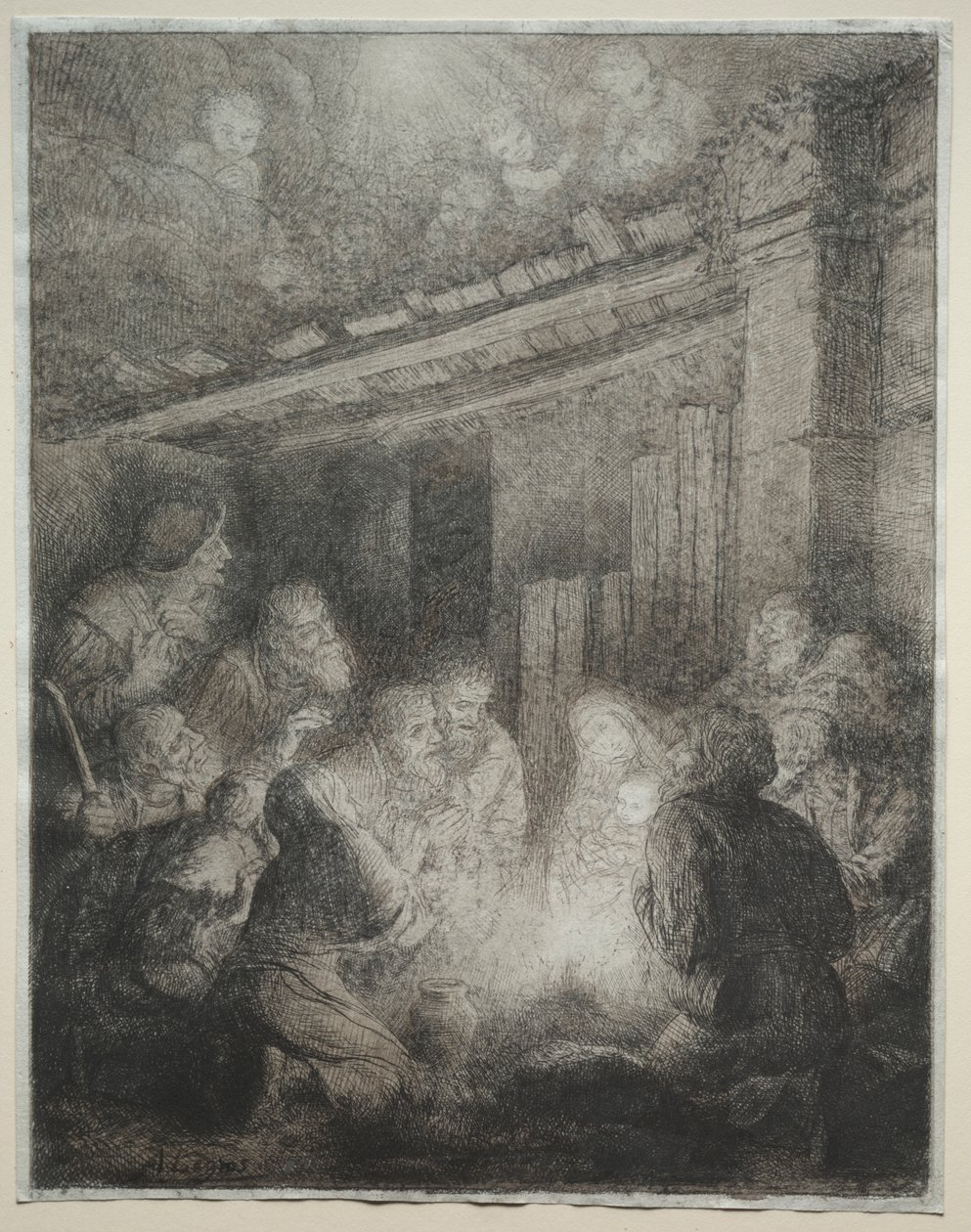 Çobanların hayranlığı by Alphonse Legros