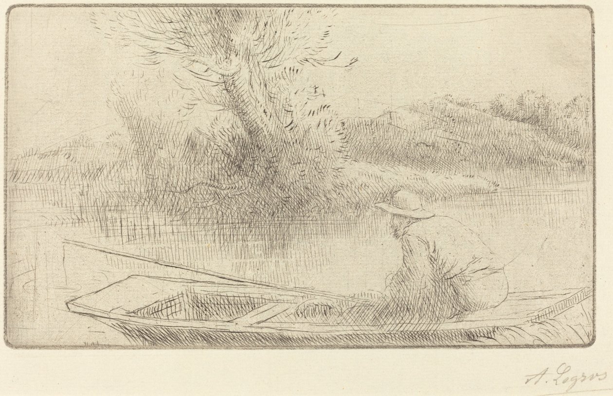 Thames boyunca by Alphonse Legros