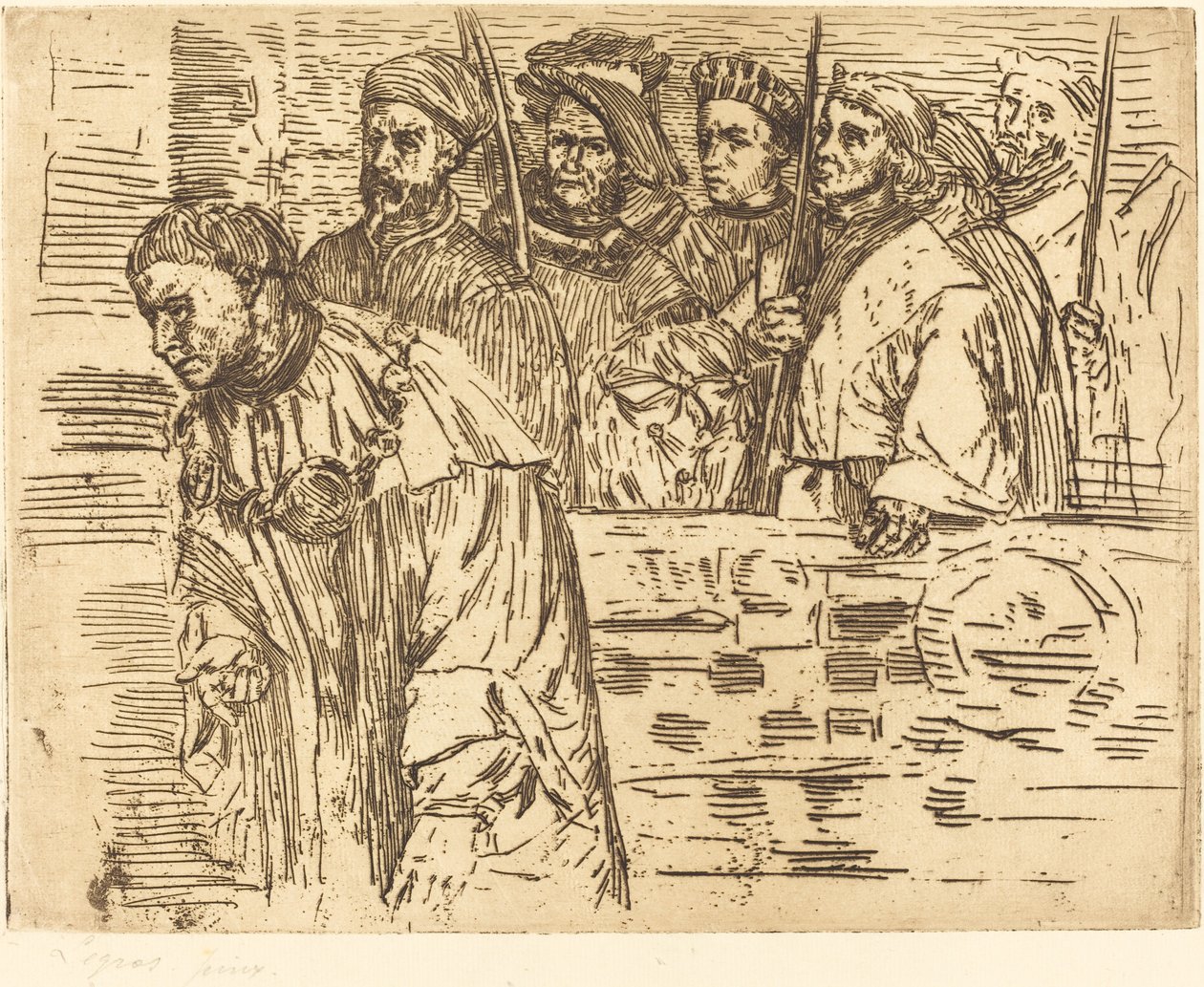 Okçular (Les okçular) by Alphonse Legros