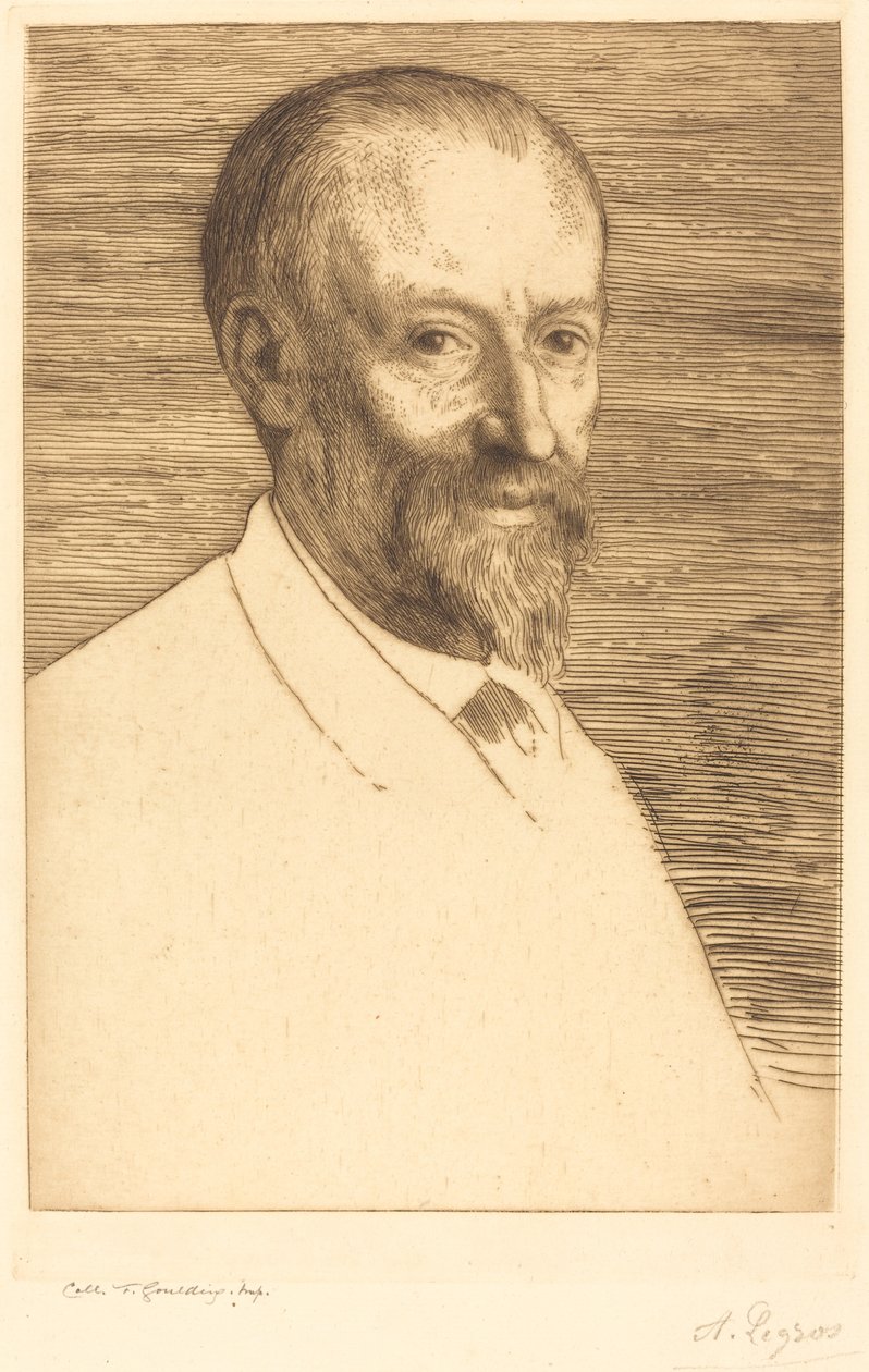 Auguste Poulet-Malassis, 2. plaka. by Alphonse Legros