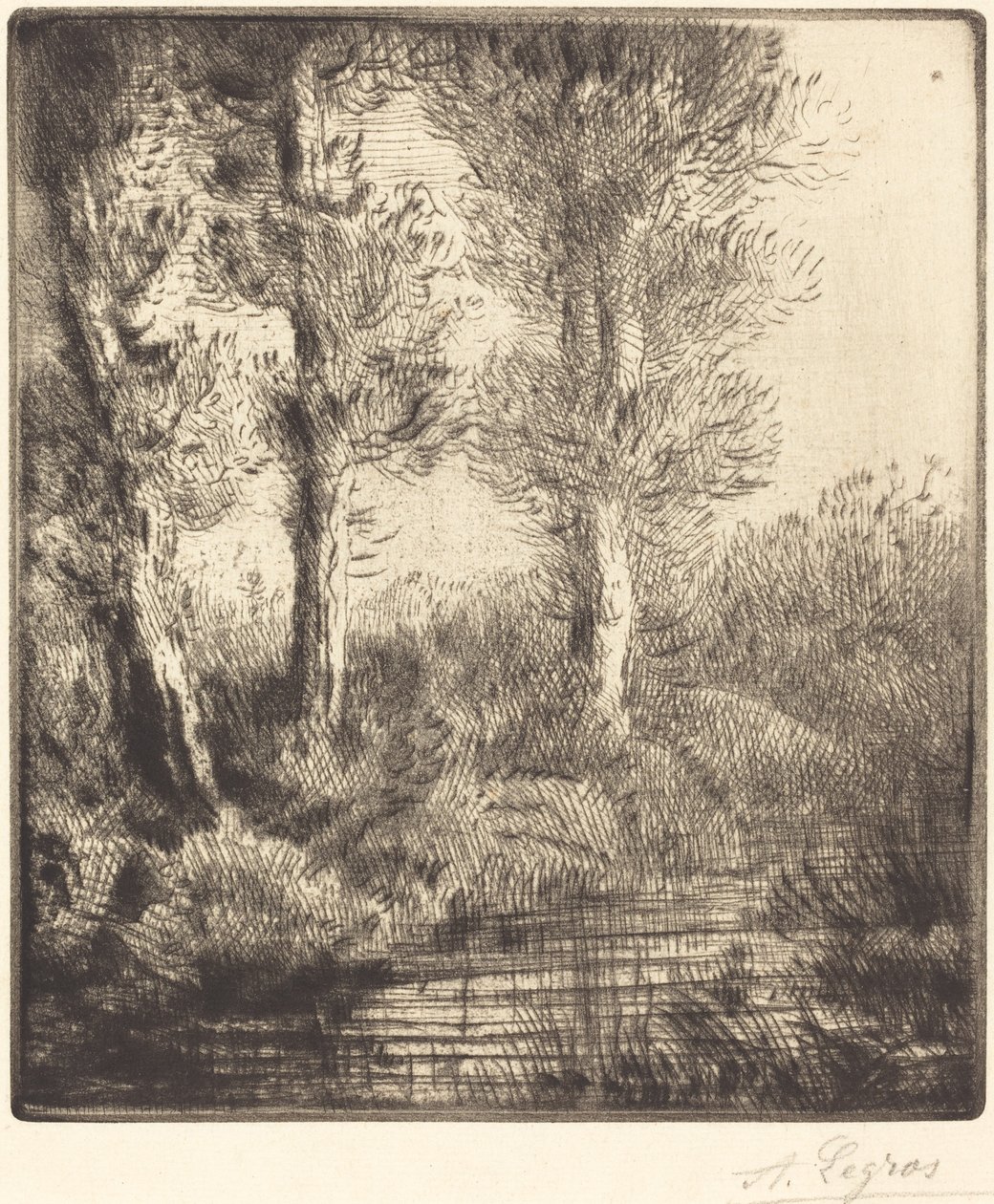 Saint-Pre Kıyıları (Rive du Saint-Pre) by Alphonse Legros