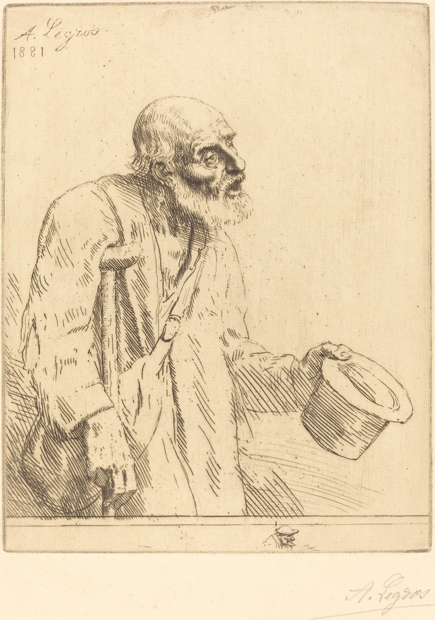 Dilenci Dilenci, 1881. by Alphonse Legros