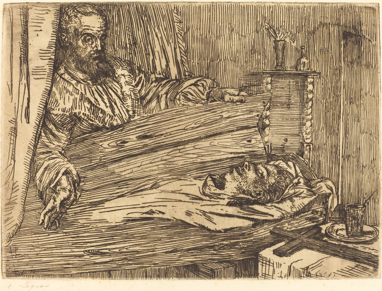 Berenice, 2. plaka. by Alphonse Legros