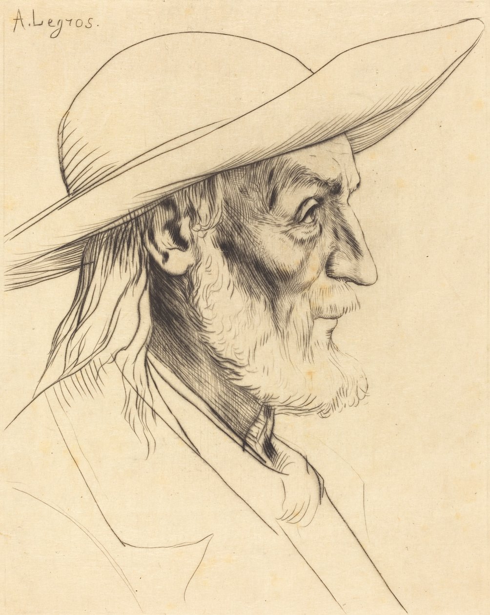 Breton Köylü by Alphonse Legros