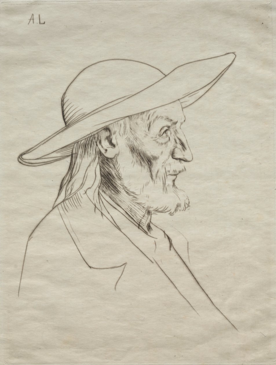 Breton Köylü by Alphonse Legros