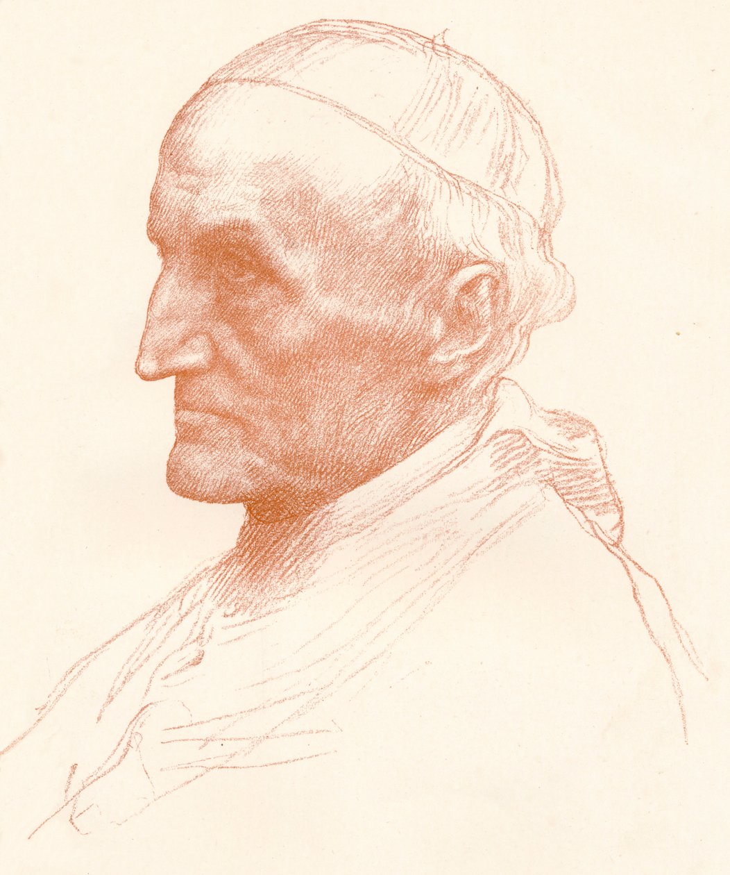 Kardinal Manning, c1857-1903, c1903. by Alphonse Legros