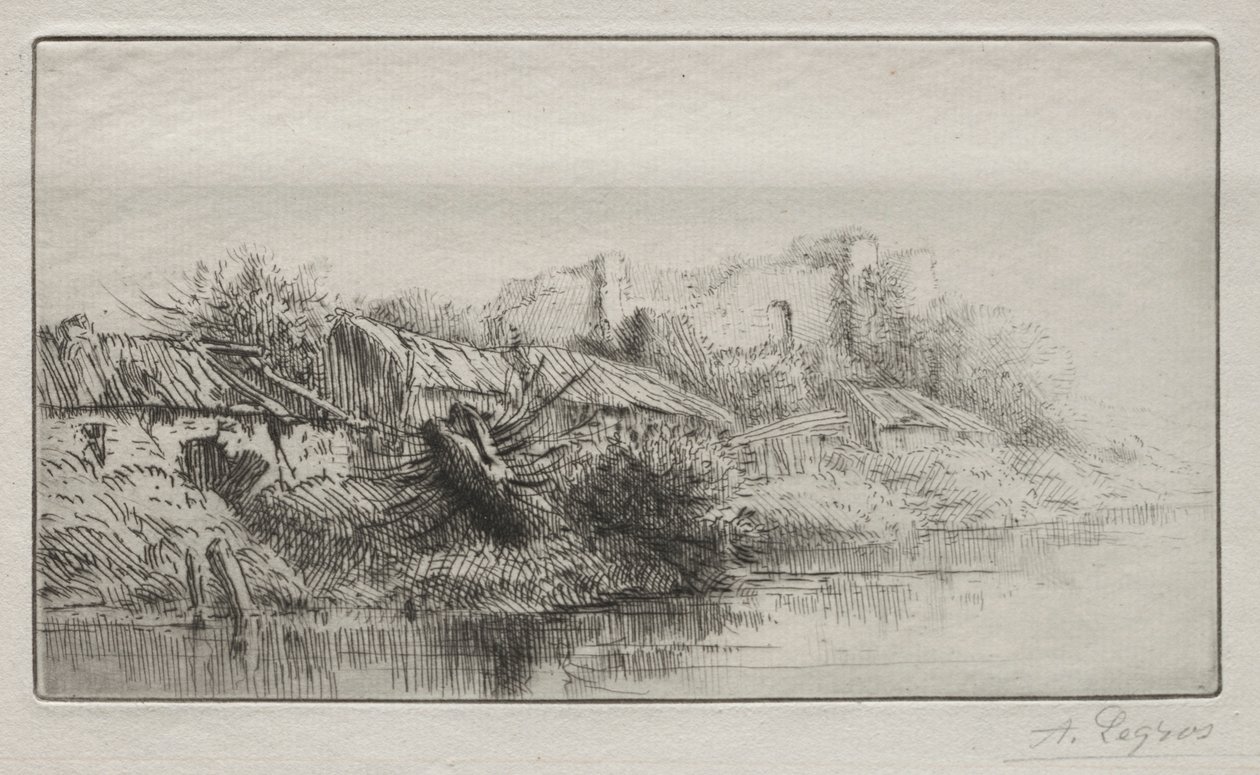 Terkedilmiş Köy. by Alphonse Legros