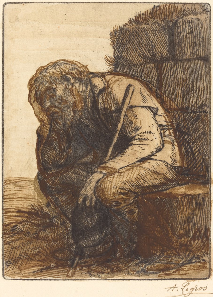 çaresiz adam by Alphonse Legros