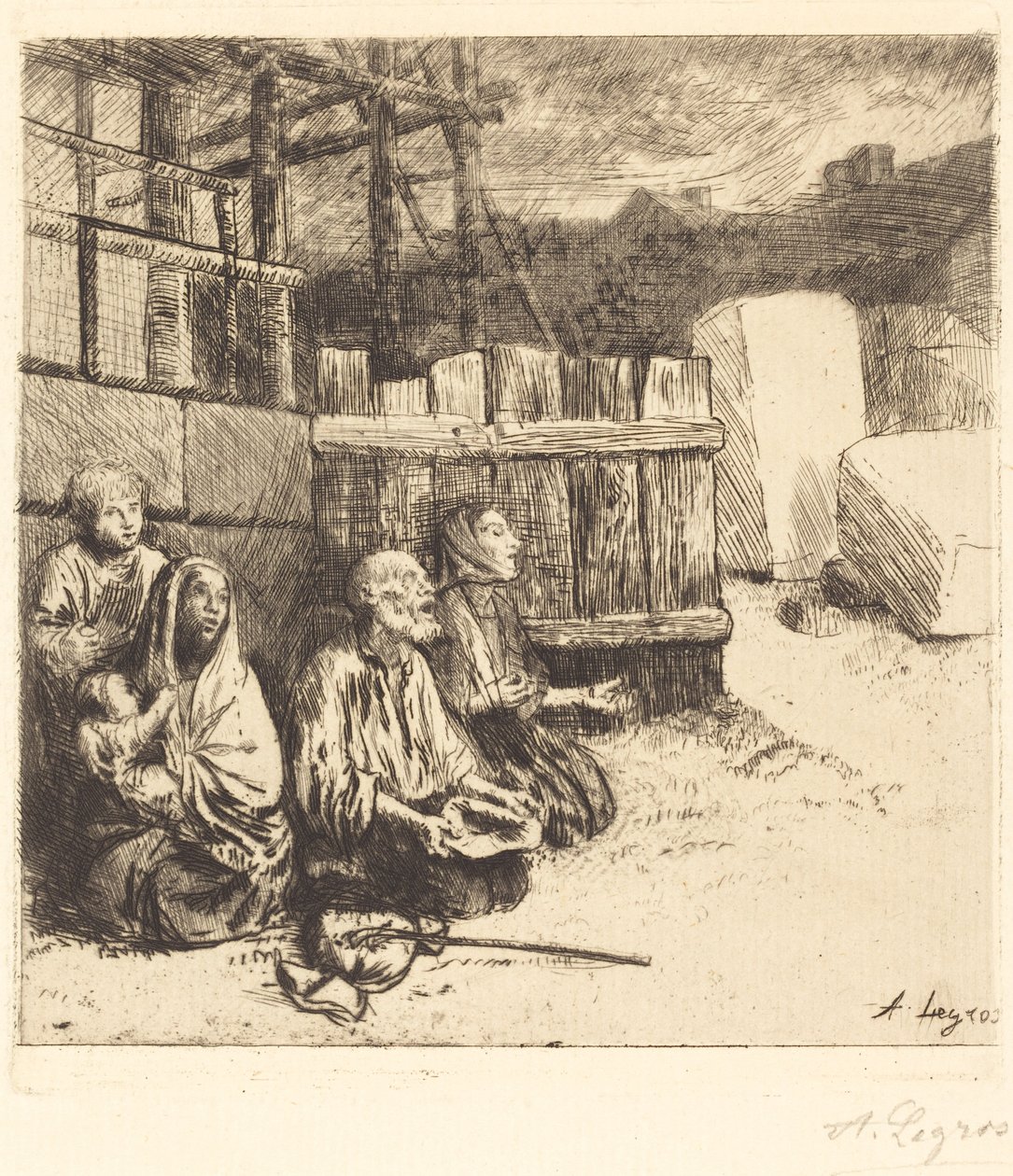 İngiliz Dilenciler by Alphonse Legros