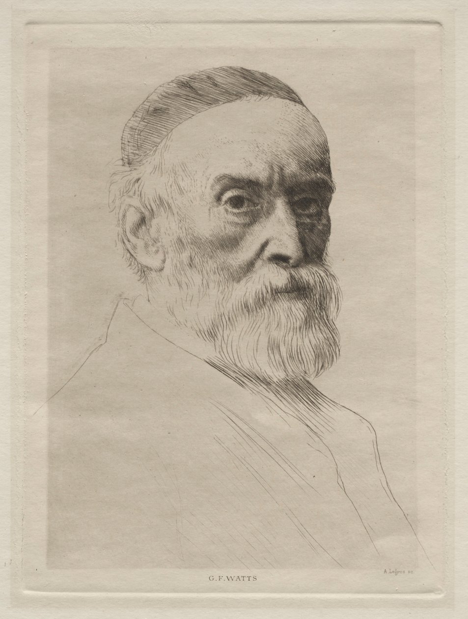 G.F. Watts. by Alphonse Legros