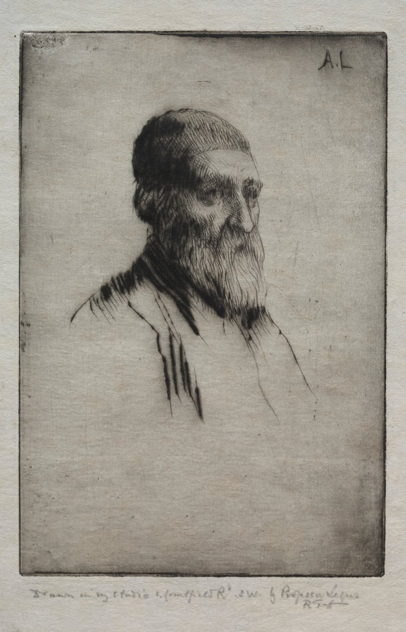 Bir Adamın Başı by Alphonse Legros