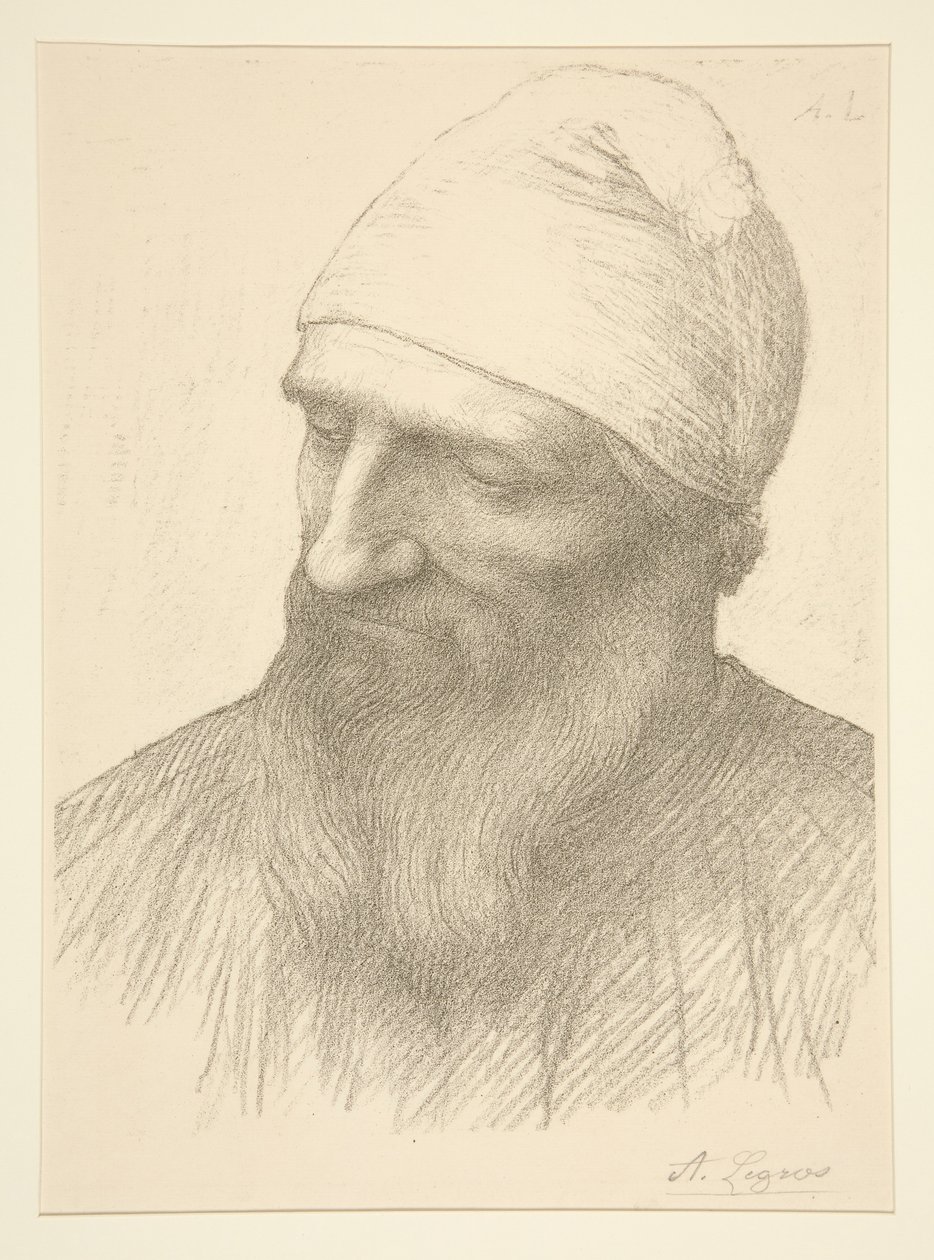 Bir Adamın Başı by Alphonse Legros