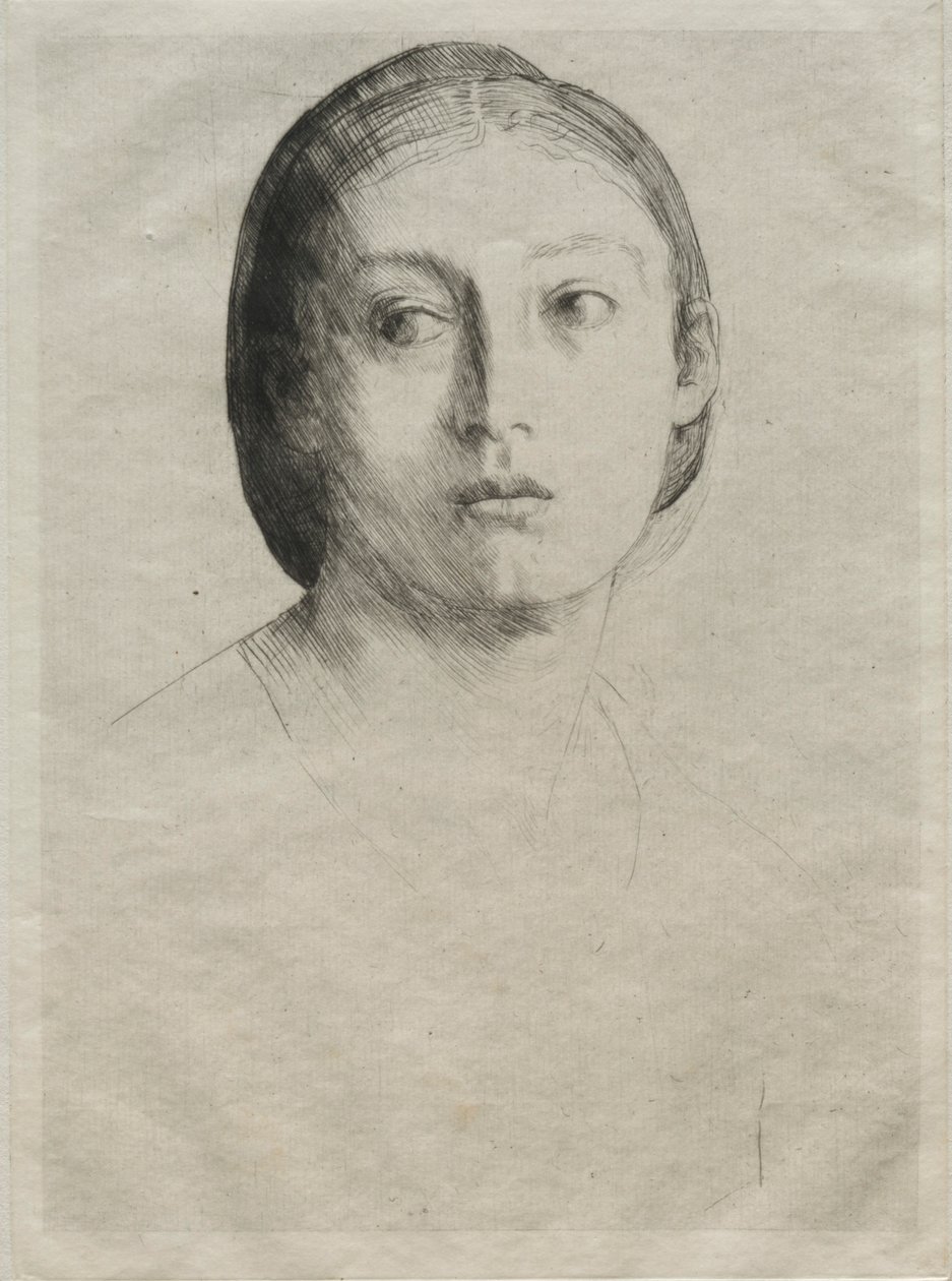 Genç Kız Başkanı. by Alphonse Legros
