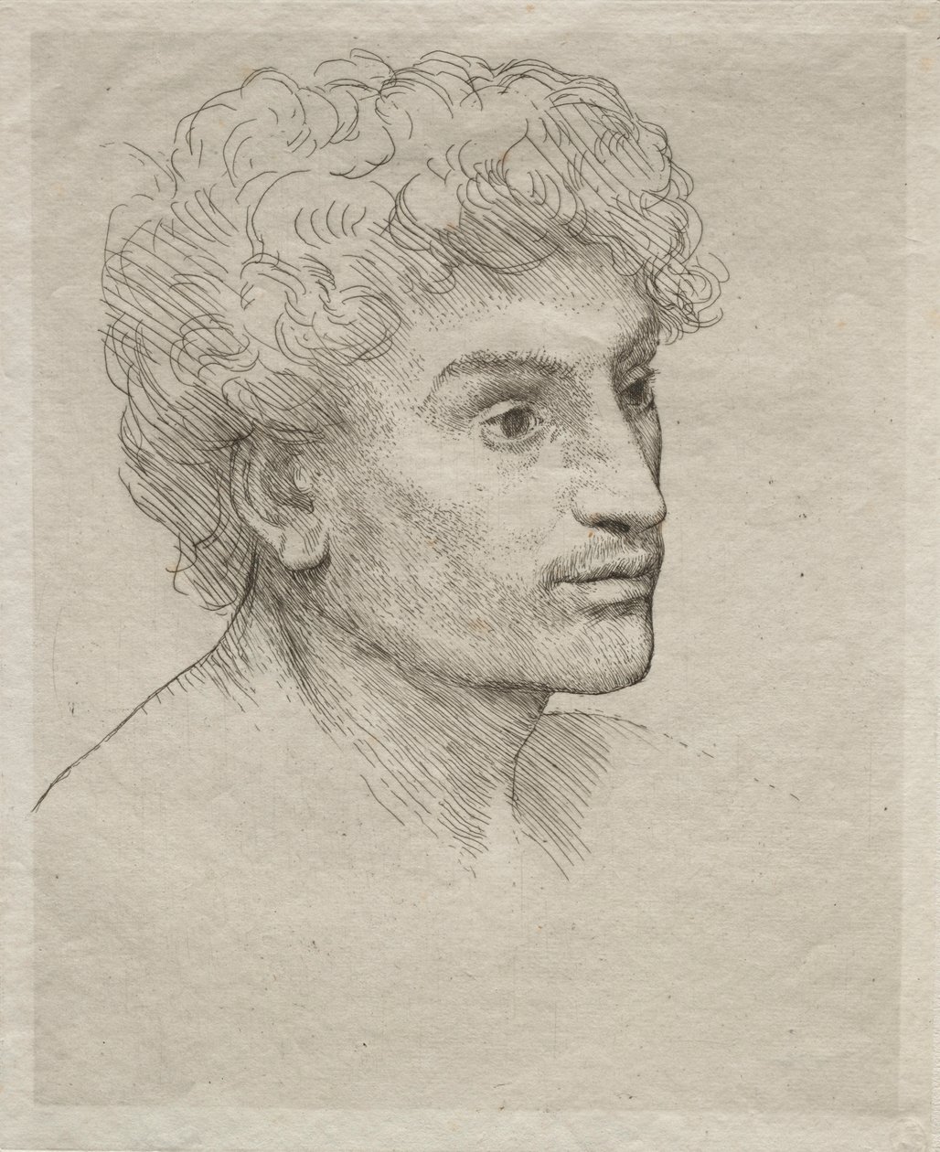 Genç Bir Adamın Başkanı. by Alphonse Legros